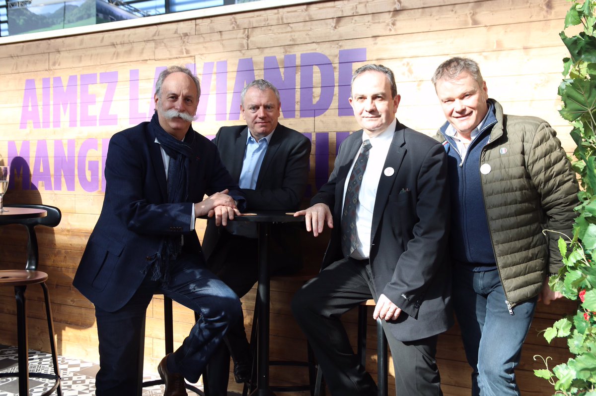 bernard_stalter's tweet image. #SIA2019 Invité par @jfguihard, président de @confboucherie sur le stand #Interbev : « Aimez la viande, mangez en mieux » #flexitariens
