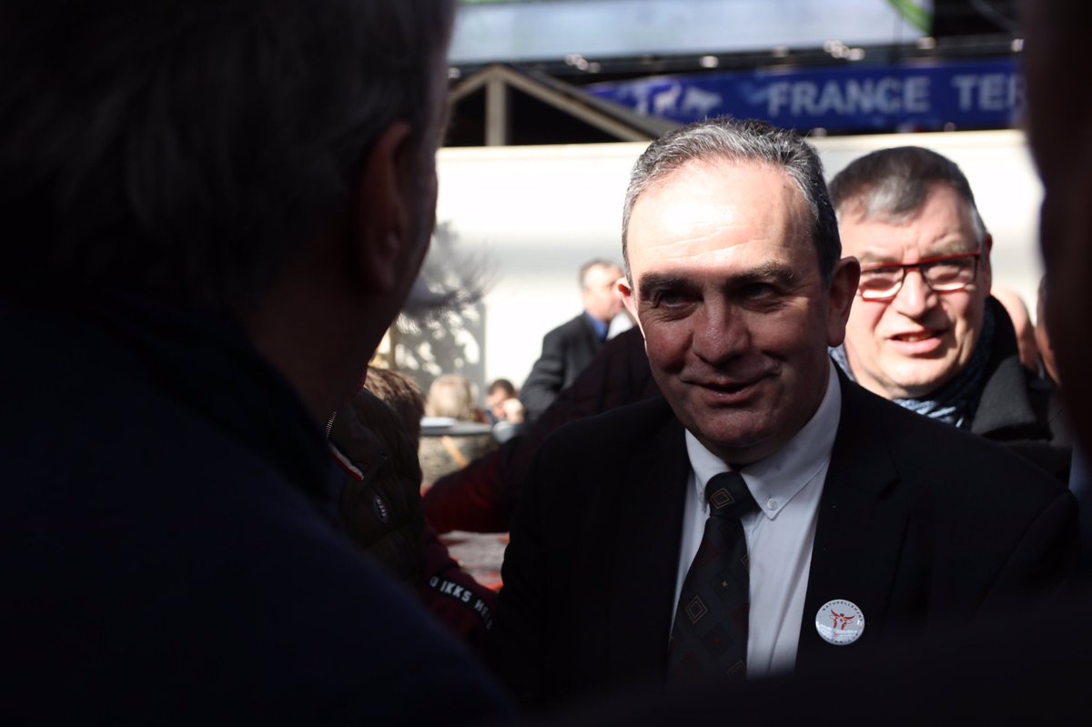 bernard_stalter's tweet image. #SIA2019 Invité par @jfguihard, président de @confboucherie sur le stand #Interbev : « Aimez la viande, mangez en mieux » #flexitariens