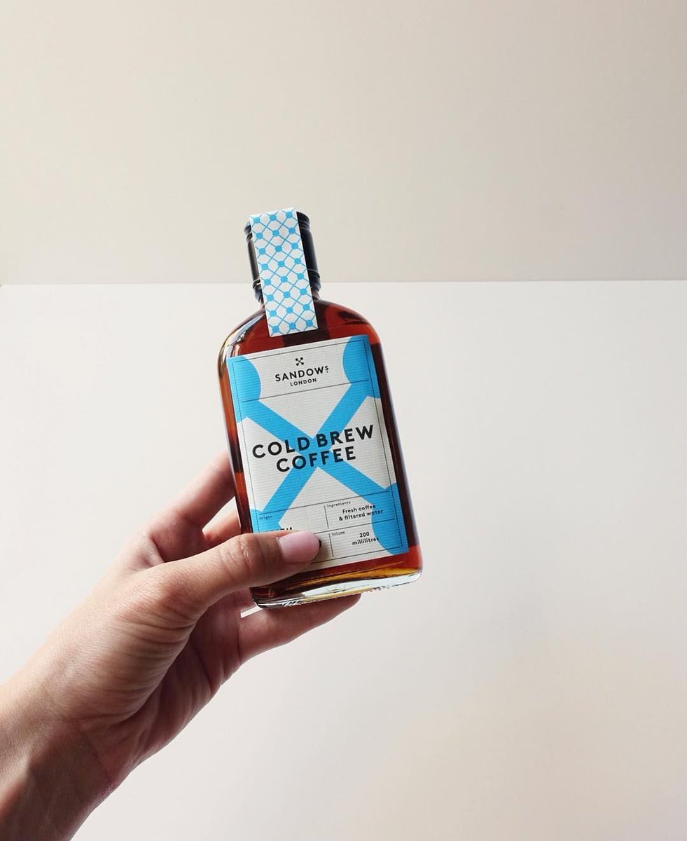Ooomphhh... Sun-days are back! ☀️ Stay fresh with a <a href="/SandowsLondon/">Sandows</a> cold brew flask, available in all stores &amp; on-demand direct from the Crosstown website 👌🏽💙✖️ #sandows #coldbrew #crosstown