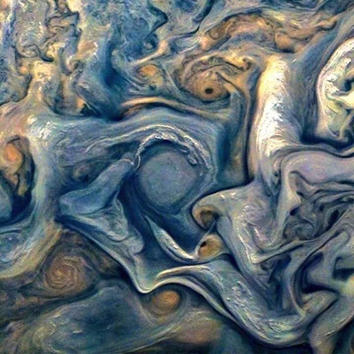 NASA has released new images of Jupiter, taken by the Juno Spacecraft.
This is Art.