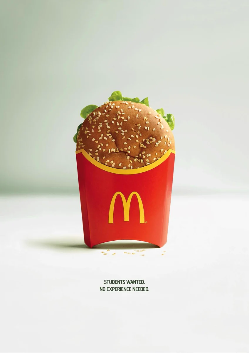 ベルギーのマックのバイト募集広告が素晴らしい！初心者歓迎ってよくわかる！