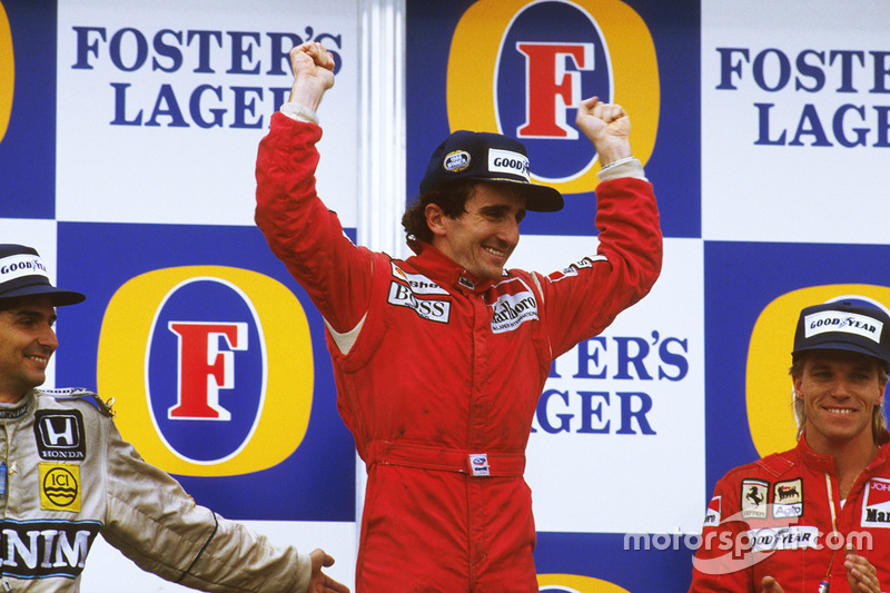Happy Birthday ! Today Alain Prost meets 64 years 