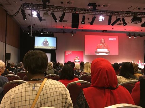 ChampionHillLab's tweet photo. Proud to see our @ChampionHillLab ward member and @goosehilllab councillor @vicky_olisa representing @CambPeckLab #LabourWomen2019 πΉ https://t.co/vxl6FCr0Ot
