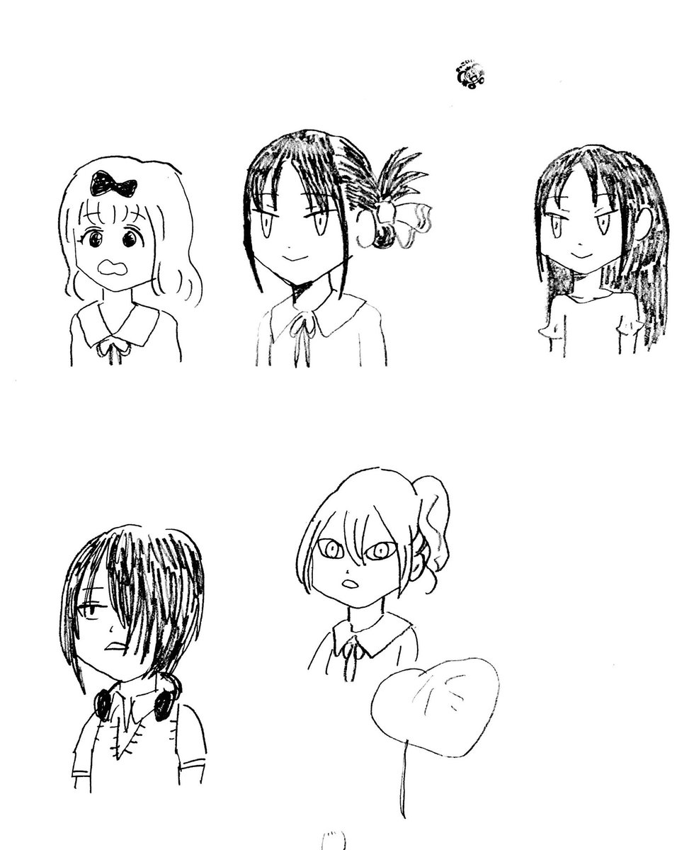 子どもにキャラクター描きたいから、お手本の絵を描いてとお願いされて頑張って描いた。
そしたら、これじゃお手本にならない！と言われてデフォルメ版で描き直しさせられる。なるほどです。。 