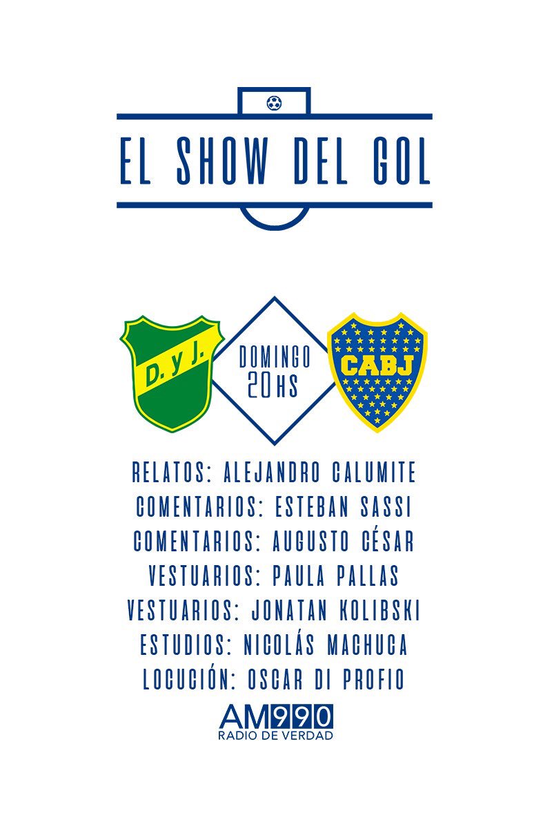 munecoperazzo's tweet photo. Domingo con #SonidoAFutbol en @La990Radio Desde las 14 @showdelgol990 #Programa y luego #RiverSanMartinT #DefensaBoca #Transmi #TransmitimosTodo con #pasión y #emoción #Futbol990 #Produccion @pbEstatica https://t.co/eFrJdVhYSv