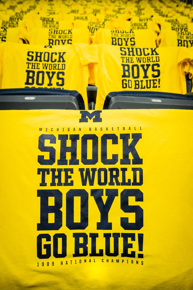 umichbball's tweet photo. M-A-I-Z-E
O-U-T!

#GoBlue 〽️🏀 https://t.co/XpWz1dGMK6