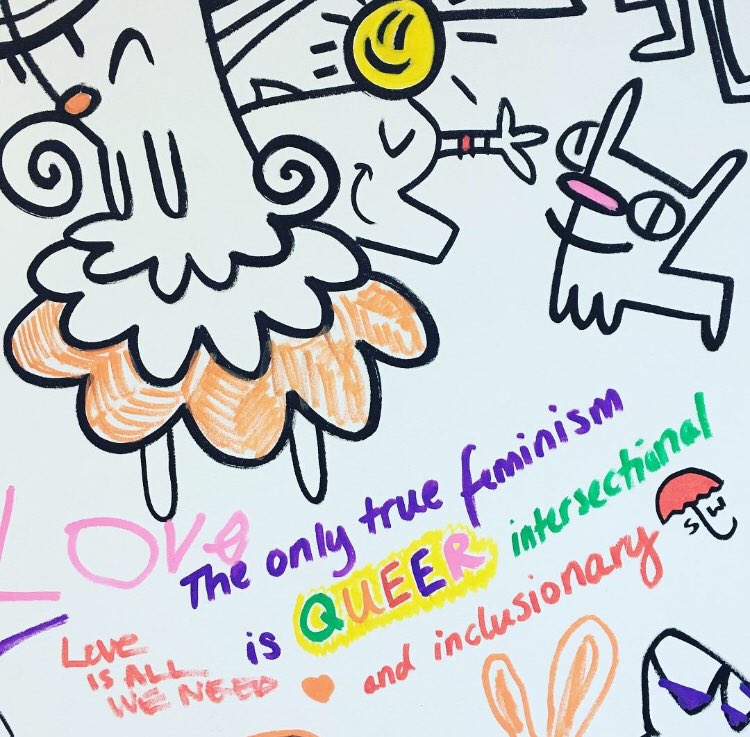 GemmaCurtis15's tweet photo. Another gorgeous day at @Omnibus_Theatre for #96fest Love this: Add your π to the queer community π https://t.co/EiQ1OyQBKW
