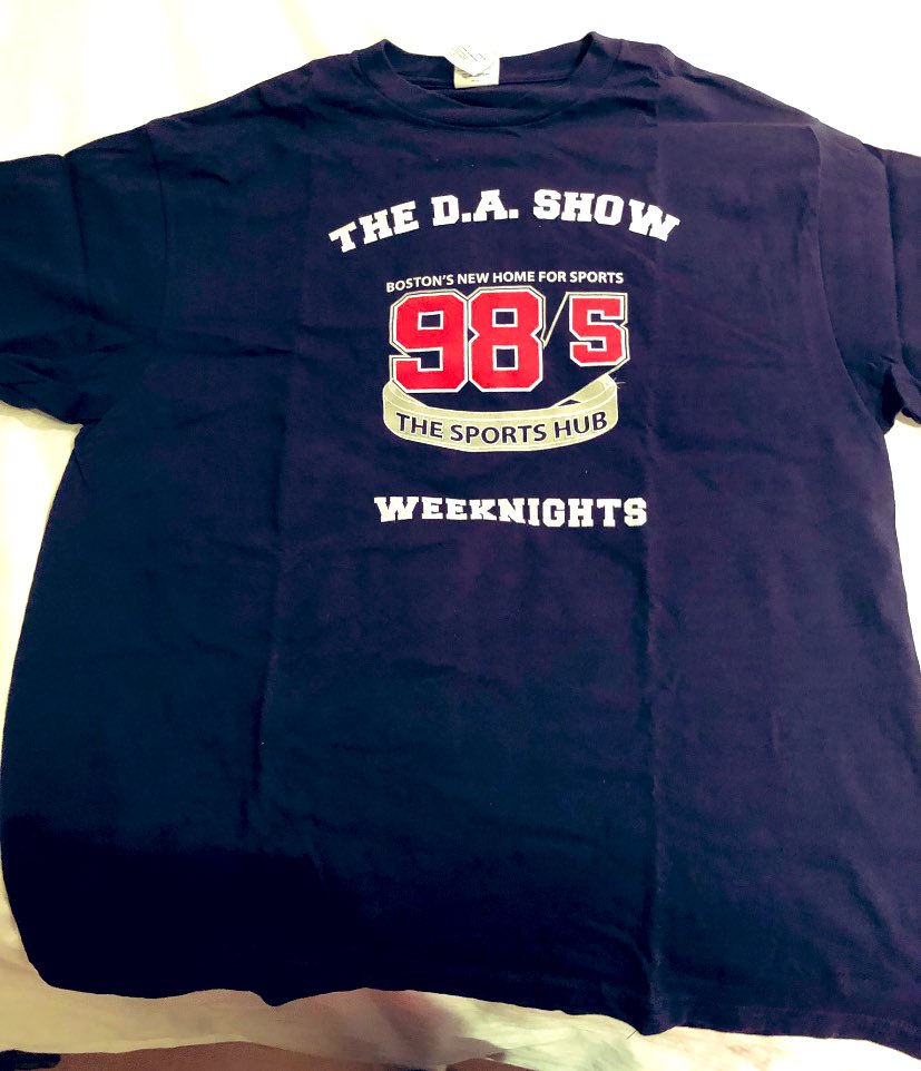 DamonAmendo's tweet image. Awesome find by longtime DA-lien @drjefflo! The Boston @985TheSportsHub official Mothership tee. Collector’s item. Great condition. That’s a winner. #CL10