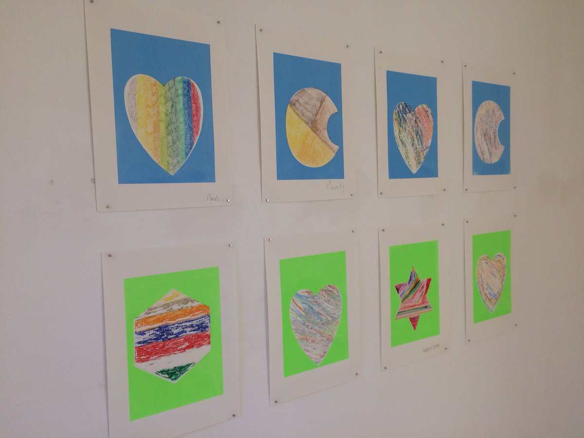 KarolineRerrie's tweet photo. #makingtogether #exhibitioninstall at a very sunny @rbsagallery. Displayed #artwork created with multi sensory impaired participants in sessions @touchbasepears. Amazing what can be done with magnets... just hope everything stays in place! https://t.co/CYfhwBqORR