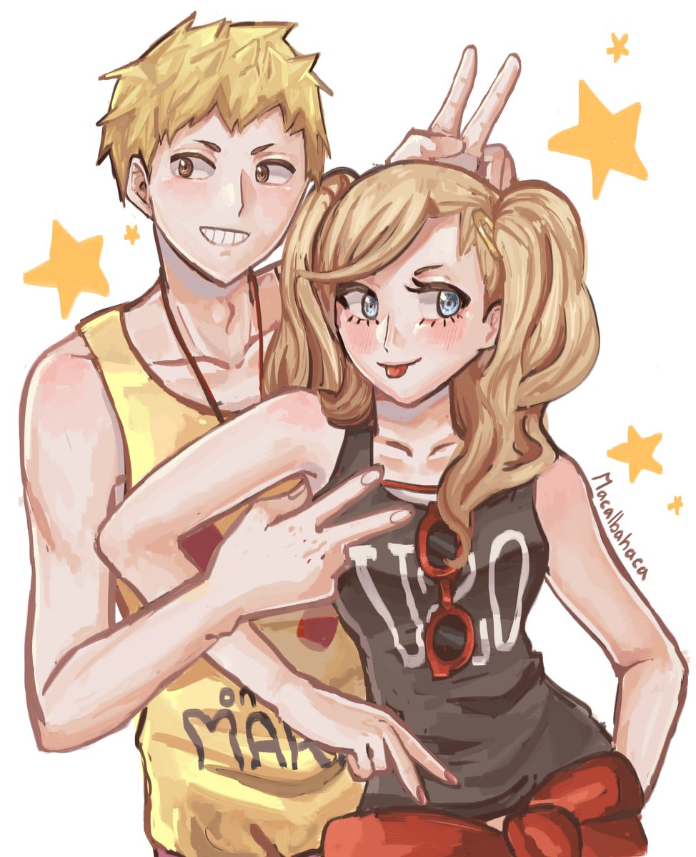 macalbahaca's tweet image. #ryujisakamoto #anntakamaki #persona5 #atlus #p5 #p5a #draw #drawing #doodles