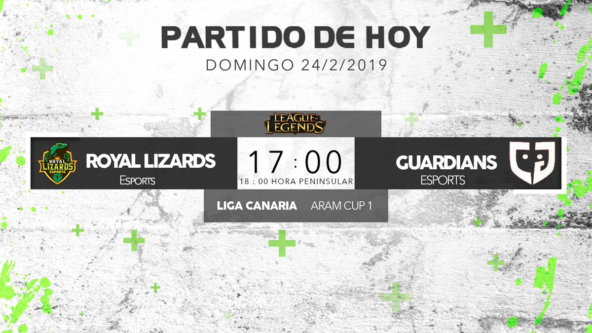eSportsLizards's tweet photo. Hoy nuestros jugadores de LoL disputarán la @ligacanaria ARAM Cup contra @guardians_ec . Si ganamos pasamos a la final! #LagartosRoyal 💪🦎 https://t.co/0Ga06KRWiw