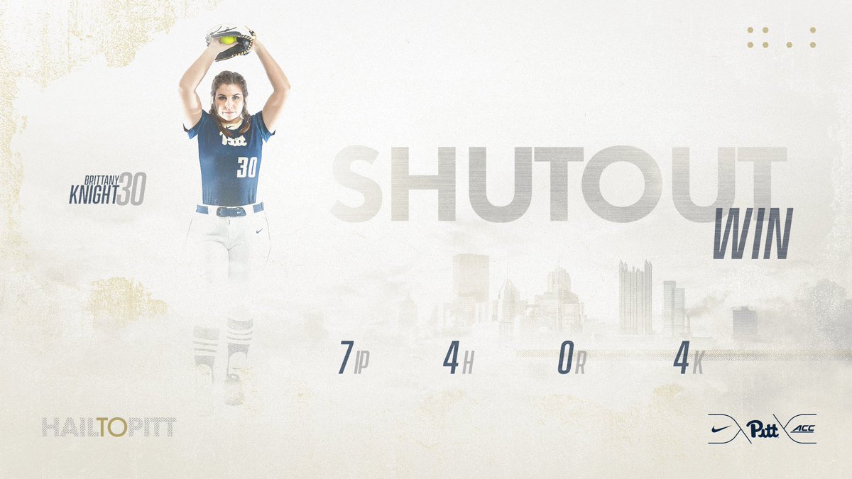 Have yourself a day, Brittany!

Knight goes the distance against Penn State for the shutout victory. 

#Focus412 | #H2P