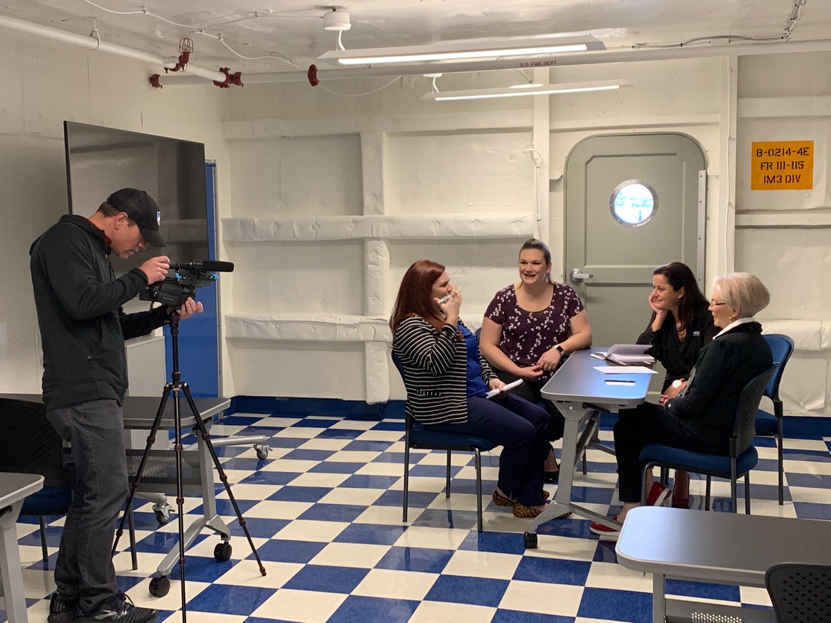 While aboard the <a href="/USSMidwayMuseum/">USS Midway Museum</a> I got to record a <a href="/hiringourheroes/">Hiring Our Heroes</a> #Sitrep Podcast, thanks to our friends <a href="/Toyota/">Toyota USA</a>. What a great platform to speak to #Milspouses! Check out an episode hiringourheroes.org/military-spous…