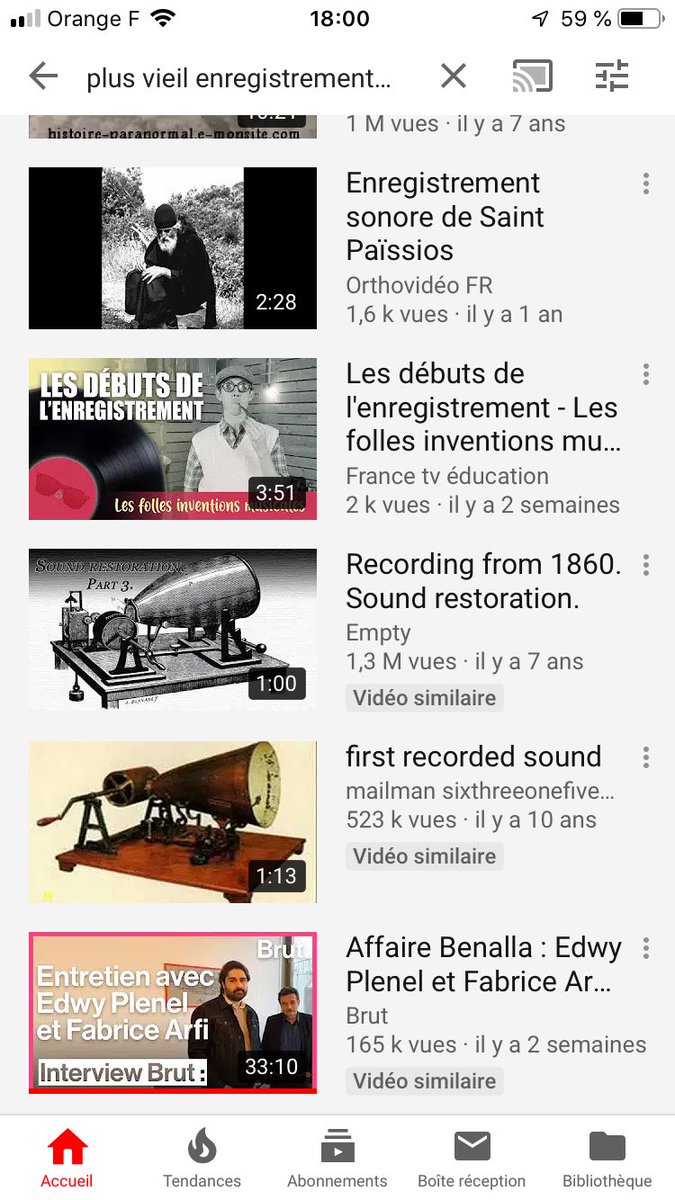 Zeblap's tweet image. Je me demandais quel était le plus vieil enregistrement sonore et… 😱

Ils étaient déjà là! C’est diabolique! Tout s’explique…

#Mediapart
#Plenel
#Arfi
#Benalla