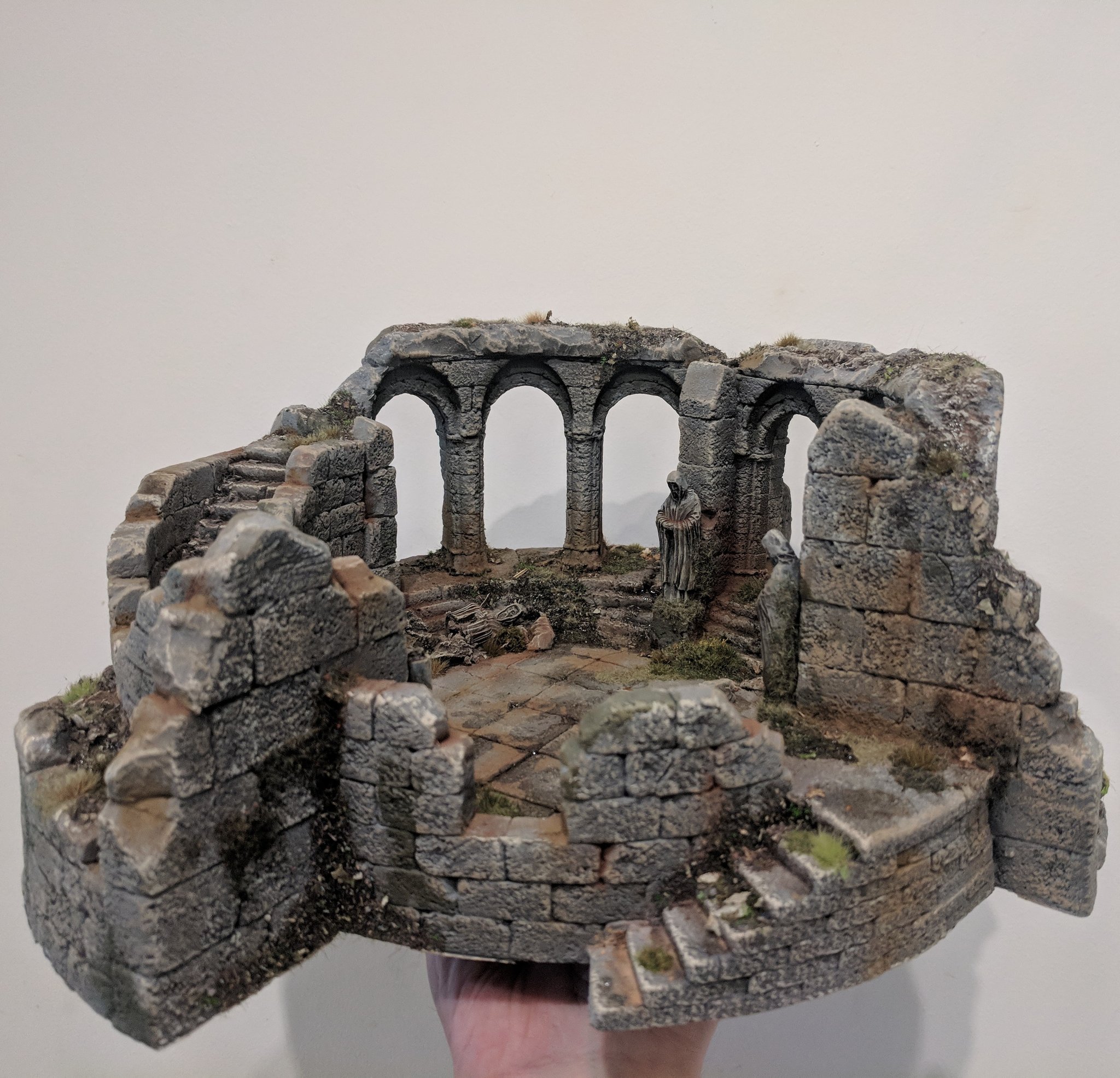 Terrain - Watch Tower, Ruin (3 Floors) Dark Realms Medieval