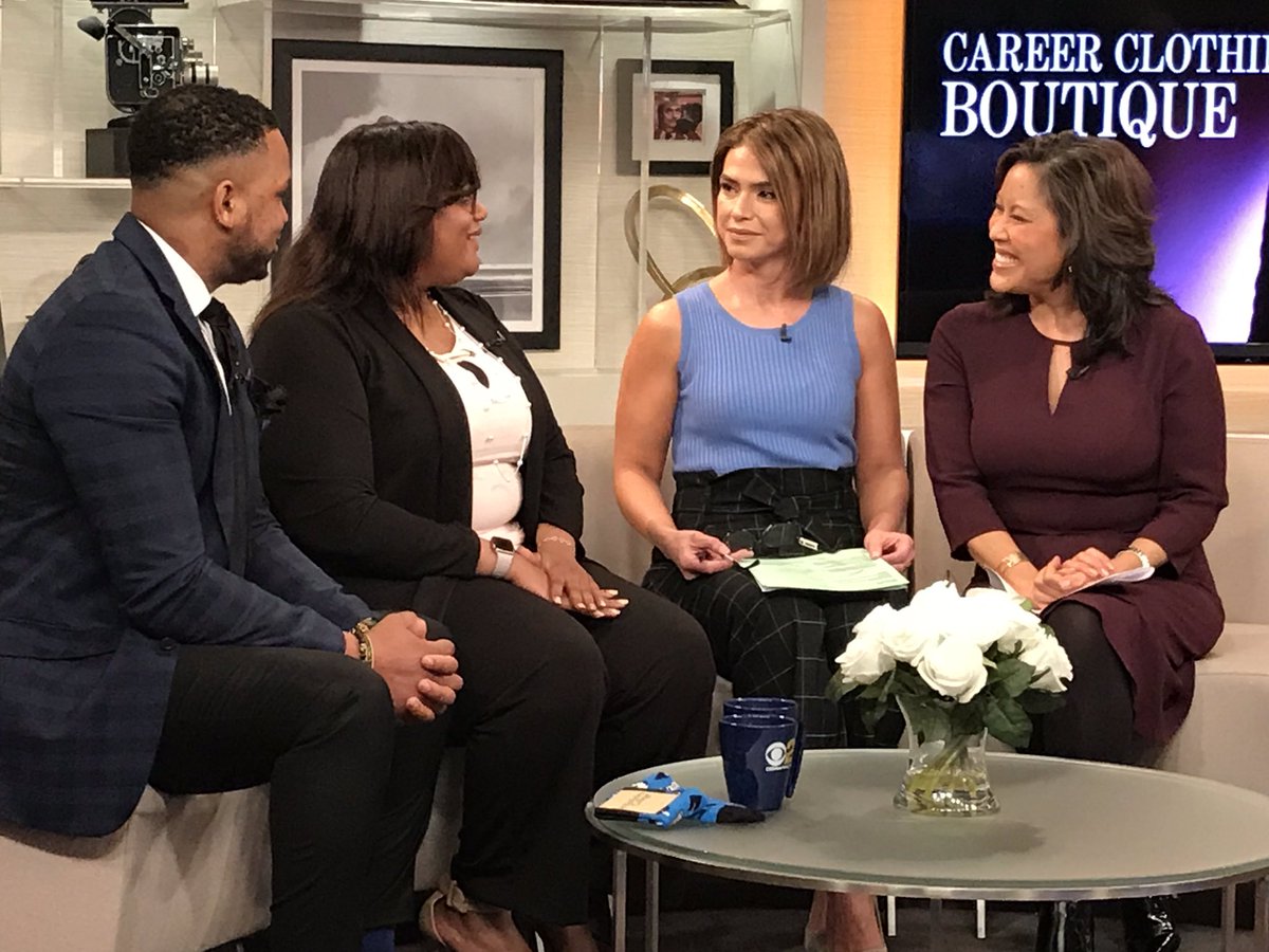 BerkeleyCollege's tweet photo. ICYMI: See how our Career Clothing Boutique is making a difference in helping students dress for career success! Thanks to @CBSNewYork, @kjohnsononair, and @HsuTV (🎥: https://t.co/JrnFlgRH3t) https://t.co/omiZIAosBx