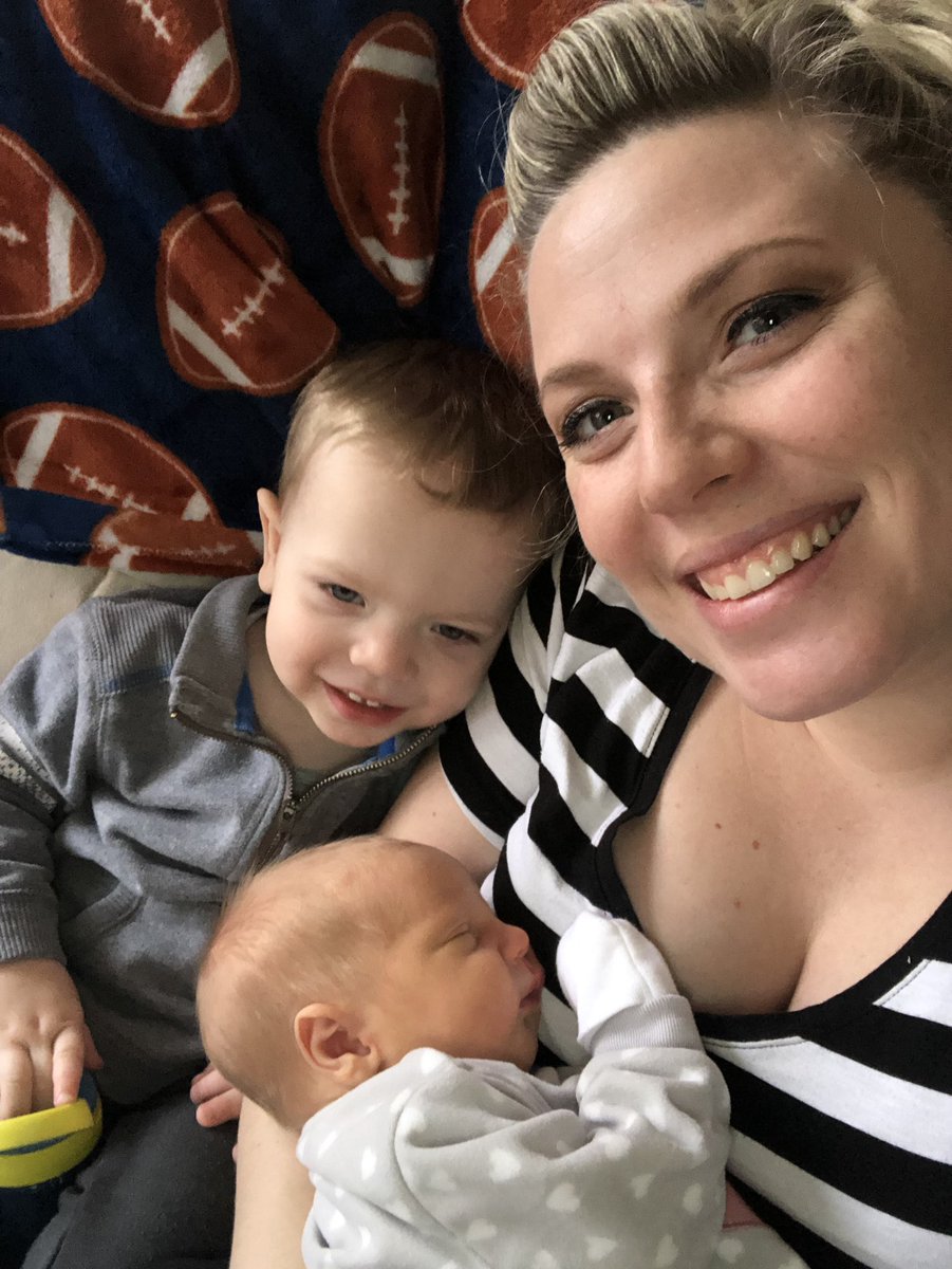 lovingmamalife's tweet photo. My heart is full! Both my babies snuggling with their mama! #lifeisgood #soblessed #momlife #LiamNicholas #AddisonJoy https://t.co/sBIPsNbAj8