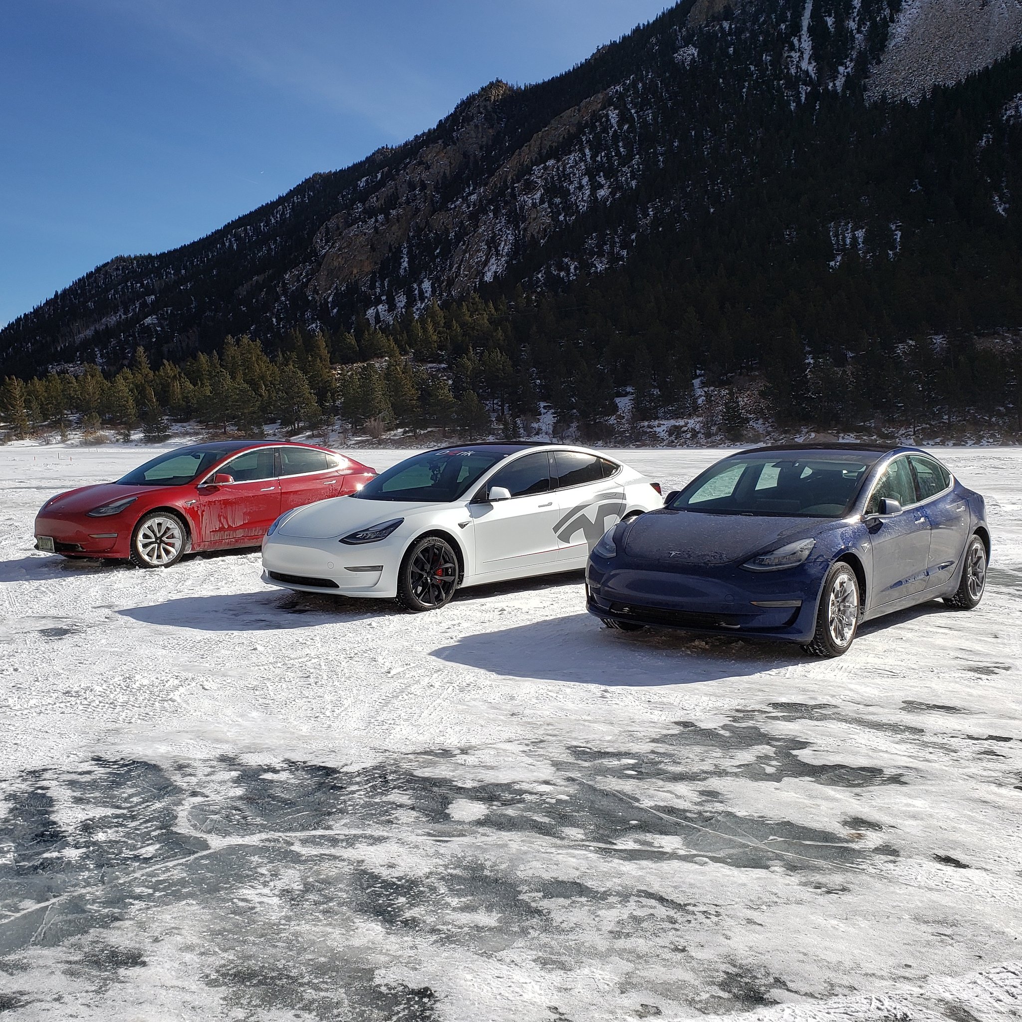 Model X Burns On The Ice In Vermont On February 24 Tesla