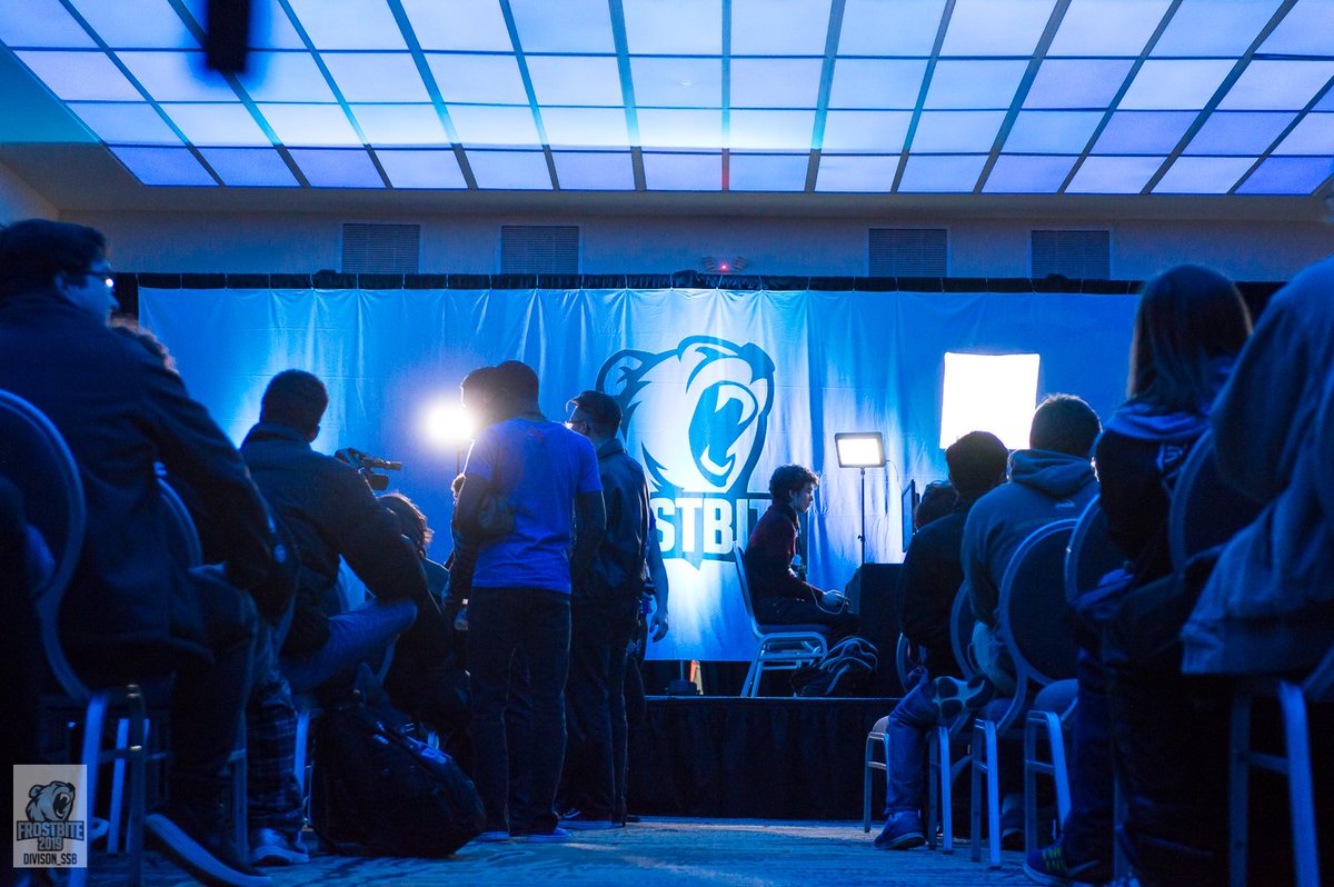 NintendoVS's tweet photo. The stage is set for some amazing matchups at #ComeToFrostbite! We’ve already seen a ton of upsets, so it’s anyone’s game! Don’t miss the action as some of the best go head-to-head in Top 48 of #SmashBrosUltimate, starting now!🔥

https://t.co/4NhzLYW88D https://t.co/Zy0HhhaOvV