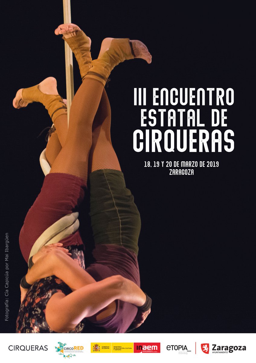 serendipia_cult's tweet photo. ¡No te lo pierdas! ¡Inscripciones hasta el 8 de marzo!
https://t.co/jDWgBaqXBm
@etopia_ @IgualdadZGZ #CircoRed #cirqueras https://t.co/OytPDZM0C8