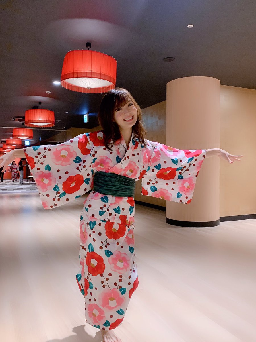 みーやん A Twitteren ポーズがいちいちださい 浴衣女子 浴衣 空庭温泉