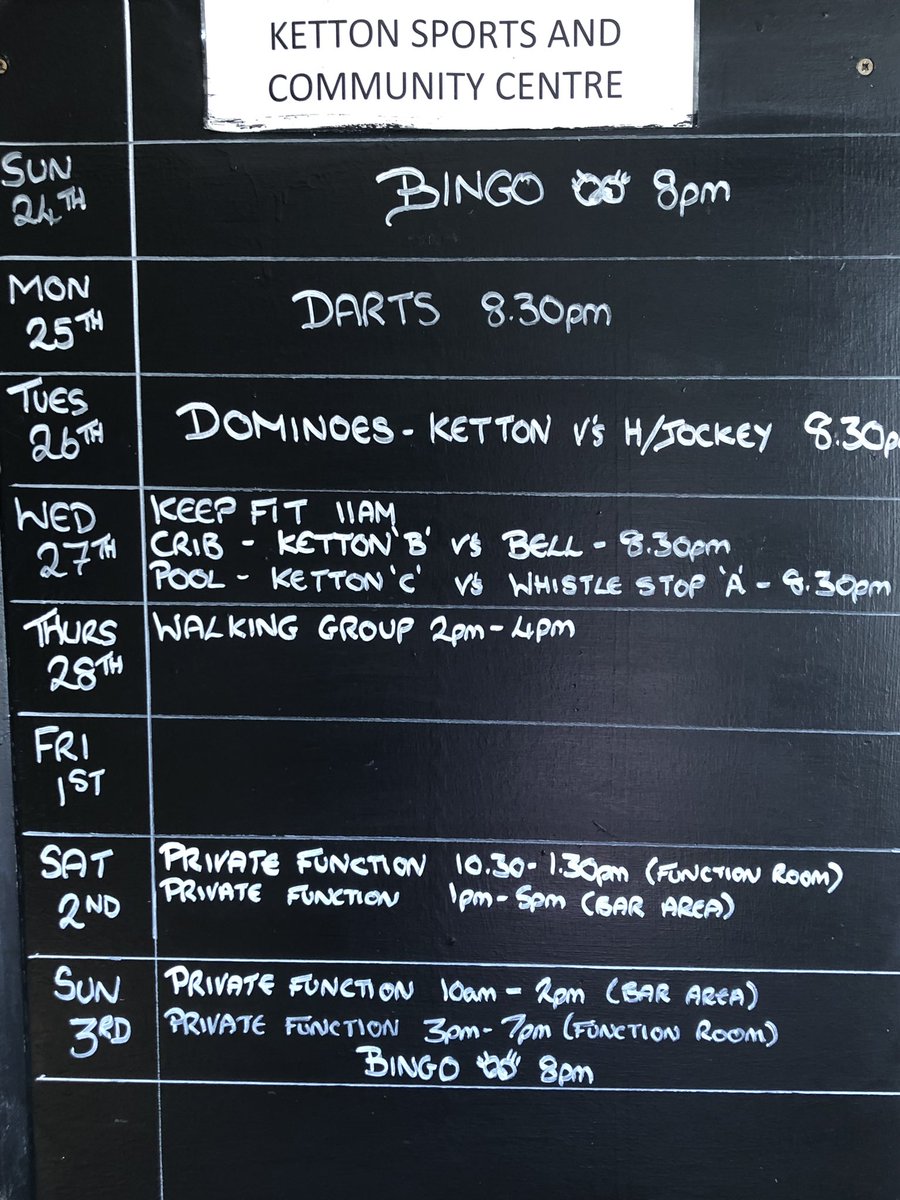 *** What’s on at KSCC this week ***