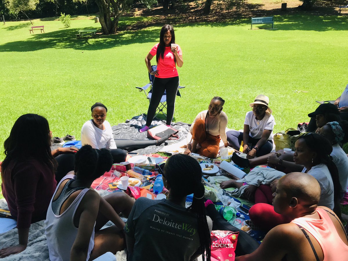 Zuri_BookClub's tweet photo. A successful hike, book review session and celebration of Zuri’s 3rd birthday #ZuriBookClub #ColourMeYellow #ThuliNhlapo https://t.co/6Cda9oGkcm