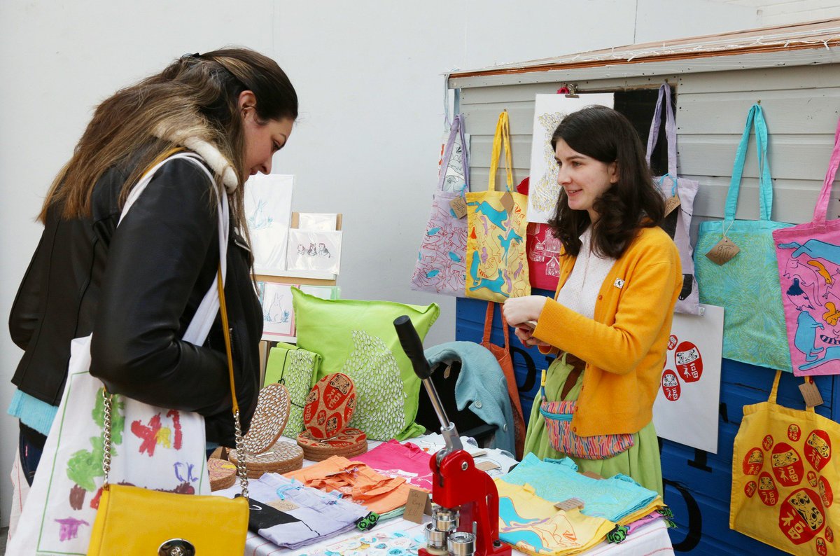 ootbdrillhall's tweet photo. Some super talented artists & makers at today's #MakersMarque! Open until 5pm! https://t.co/izggABs28N #art #craft #market #workshops #leith https://t.co/Dn4MdHWqDh