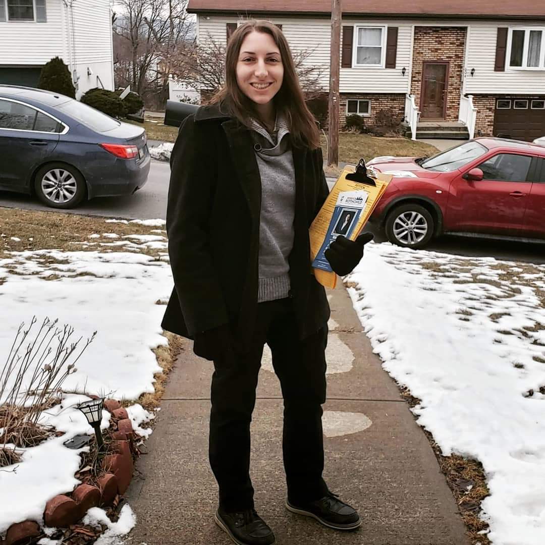 jess4scranton's tweet photo. I had a great time speaking with voters in #Scranton yesterday. If you would like to canvass with me, sign up at https://t.co/pY5X3PmsOx. #jessicaforscranton https://t.co/UJJjDC9aC0