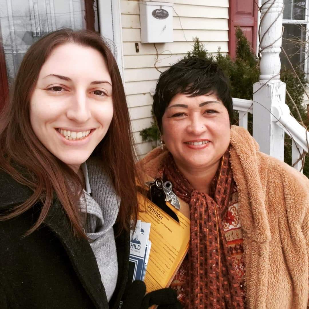 jess4scranton's tweet photo. I had a great time speaking with voters in #Scranton yesterday. If you would like to canvass with me, sign up at https://t.co/pY5X3PmsOx. #jessicaforscranton https://t.co/UJJjDC9aC0