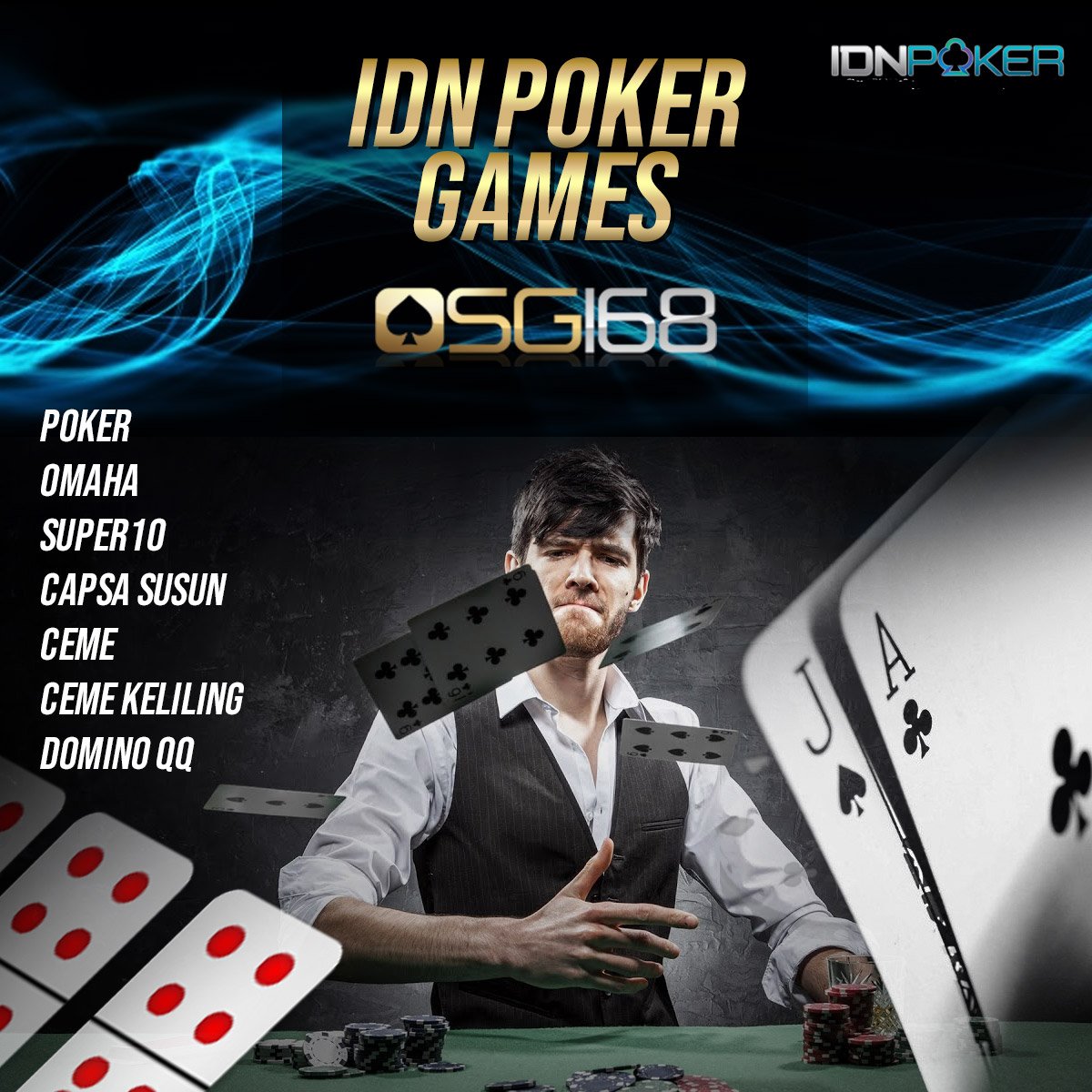 Osg168IDN's tweet photo. 7 Games Poker bisa anda pilih sesuka anda !!
#BandarPoker atau #PlayerPoker
disini bisa anda tentukan dan dapatkan #BONUS rollingan bermain poker hanya di #OSG168
Partner Resmi #IDNPOKER
Langsung main : https://t.co/qdYnQmVjqR
#GamePoker #PokerOnline https://t.co/rk9fJfp9L5