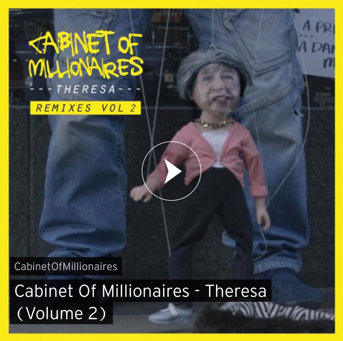 cabinetmillion's tweet photo. Steamin’ Theresa remixes locked loaded for Vol 2 ->  https://t.co/in45LBpfZ9 <- dare ya. Have a listen! Big ups @ziontrainindub @TheIndusTraps @dannystyles @patfulgoni #dangerousehero #socialistsunday #nomoreausterity #brexshit #windrush #grenfell #saveournhs #theresamayhem https://t.co/tizt22lqSk