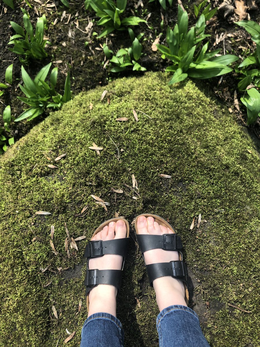 My first Birkenstock outing of the year - I feel the spirit of Min Yoongi within me.