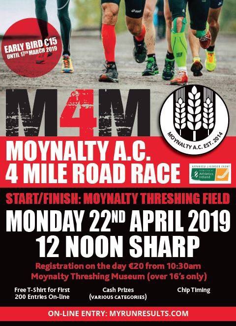 BohermeenAC's tweet photo. Just a few local races coming up by a few of our neighbouring clubs. Please support #RacesForRunnersByRunners #ClubRaces https://t.co/BAym0jblIL
