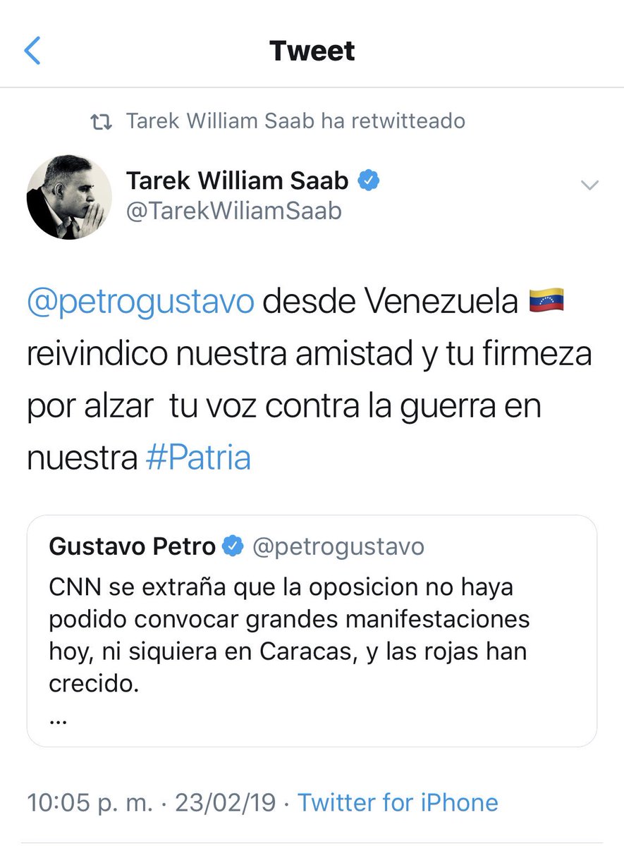 OIZuluaga's tweet photo. Es increíble que un colombiano siga apoyando el régimen criminal y usurpador. https://t.co/Z3FOnW2HJw
