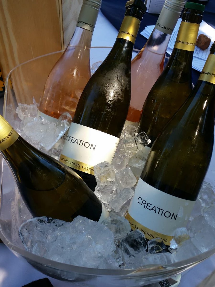 What you will find on the #Creation table @ConstantiaFresh today! #CoolClimate #FineWines from <a href="/Hemel_En_Aarde/">Hemel-en-Aarde Wines</a> with lovely <a href="/pamela_33214/">pamela gordon</a> and @EbenBezuidenhout taking care of you!