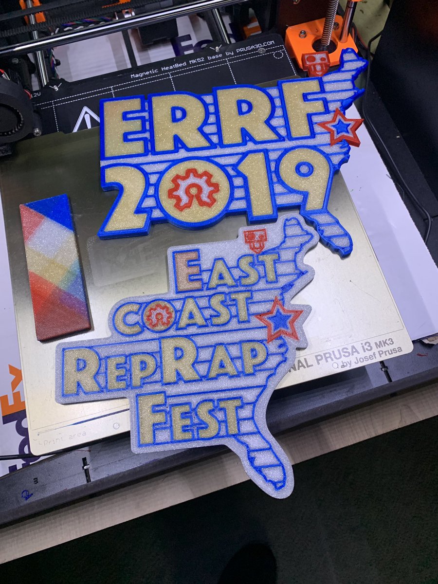 MCHRISP1's tweet image. #ERRF logos @PalettePrinted with @Proto_pasta and looking good! #GlitterFlakeStardust #GoldDustGlitterFlake #CandyAppleMetallicRed #HighFiveBlue