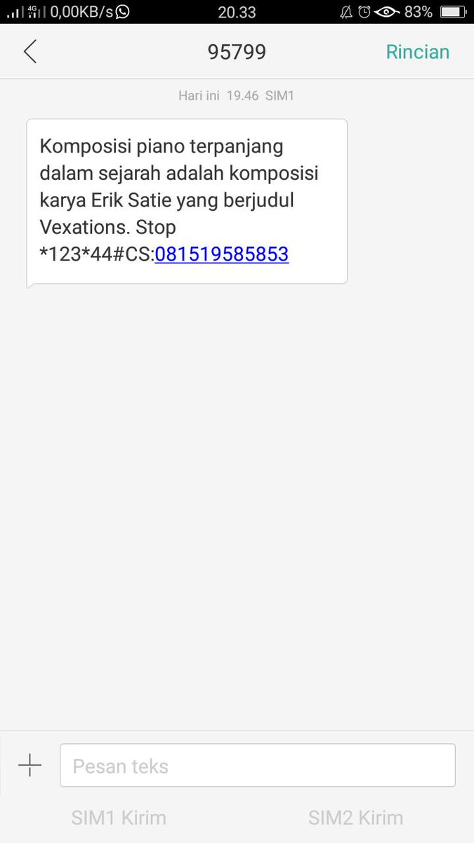 Mifah_'s tweet photo. Min, aku dapat sms kayak gini. Feelingku gk enak ttg pulsa, kucoba cek pulsaku ternyata bener berkurang 2rb rupiah min. @IndosatCare tolong distop biar gk berlanjut min 🙏 https://t.co/5OMDK5PxSp