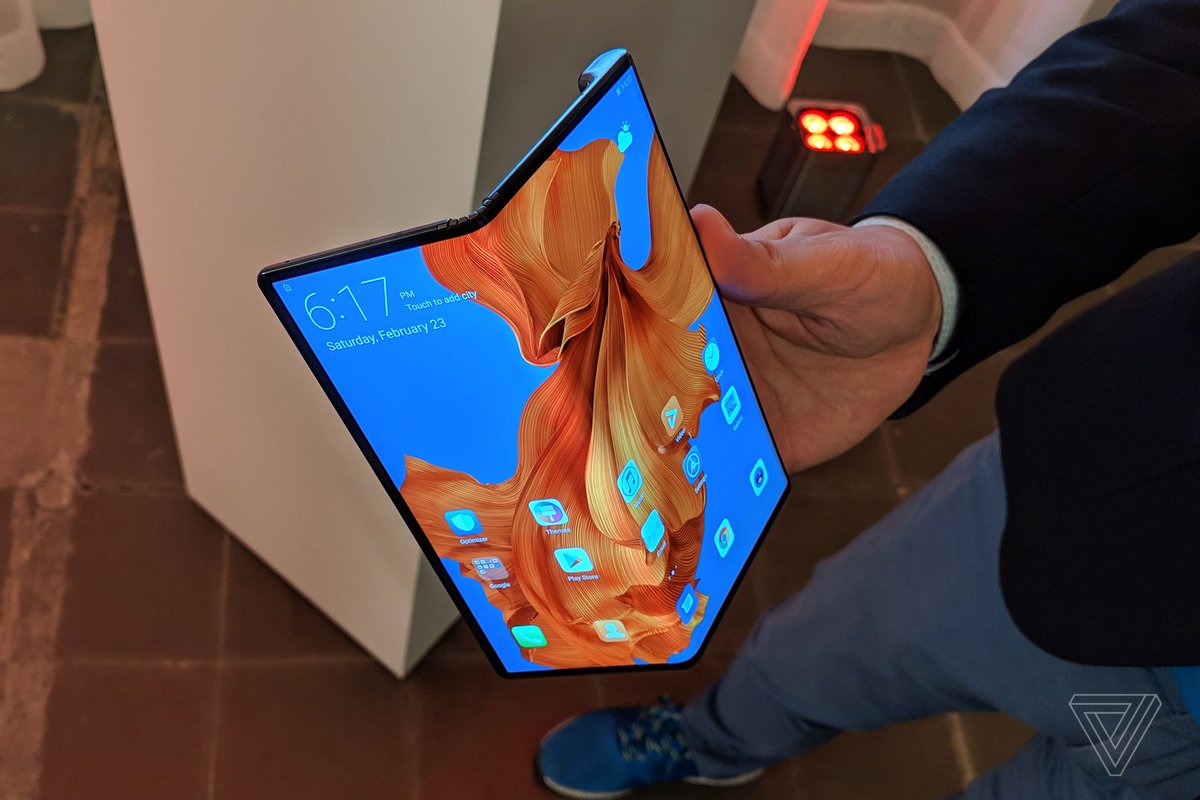 Huawei 5g foldable smartphone Mate X launched in Mobile World Congress 2019