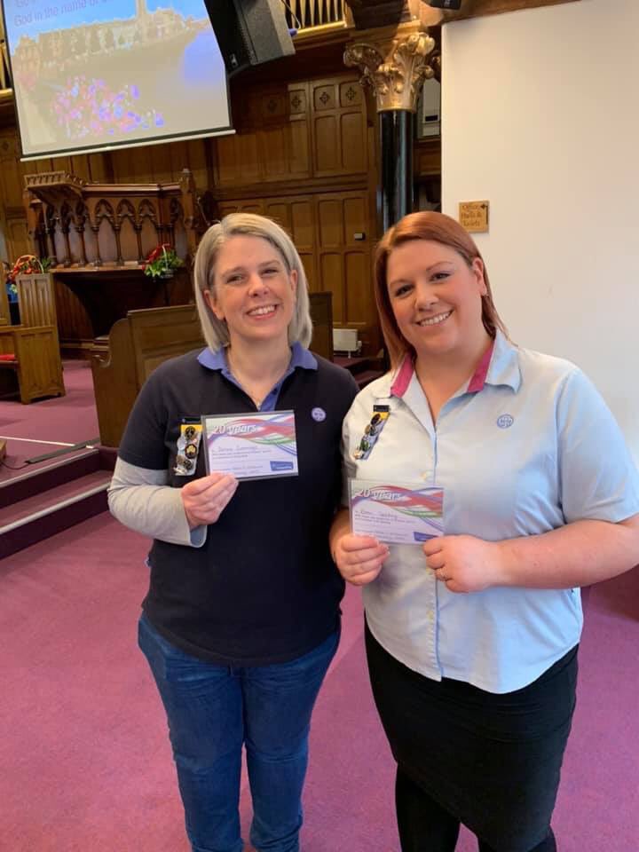 PKCountyComm's tweet photo. We have some very dedicated leaders in @GirlguidingPK &amp; with  all the Thinking Day celebrations this weekend we have celebrated not one but THREE 20 year long service awards! Congratulations ladies &amp; here’s to the next 20 years! #IAmALeader  @caitlincharlto4 @20thperthbrown1 https://t.co/LpQesdfAPU