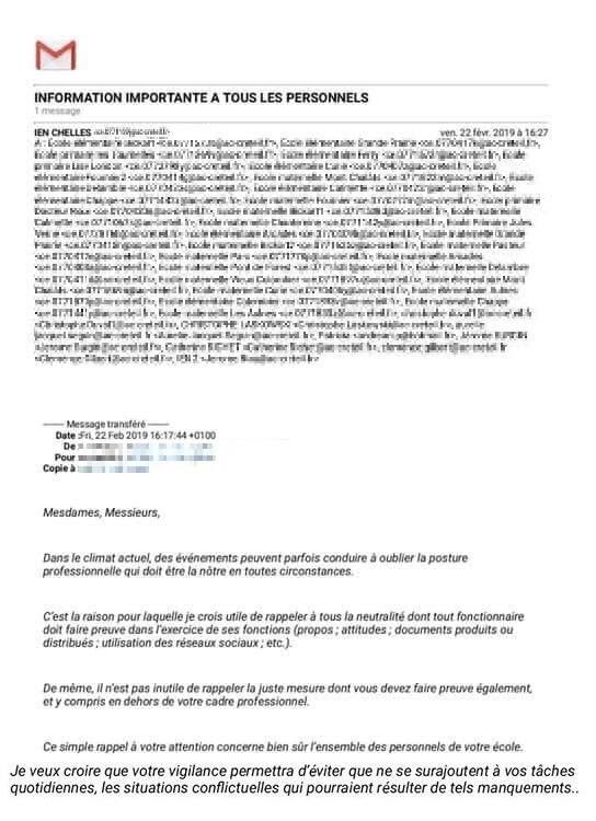 stylos_les's tweet photo. Qd les collègues subissent des pressions par l'inspection suite à leur mobilisation contre les réformes⚠️
Qui peut encore contester la volonté de museler les enseignants?
Nous ne nous tairons pas ➡️Rdv le 17 mars!
#Article1 #StylosRouges #Blanquer #Creteil #stopmepris #pasdevague https://t.co/hKFR3wySUz