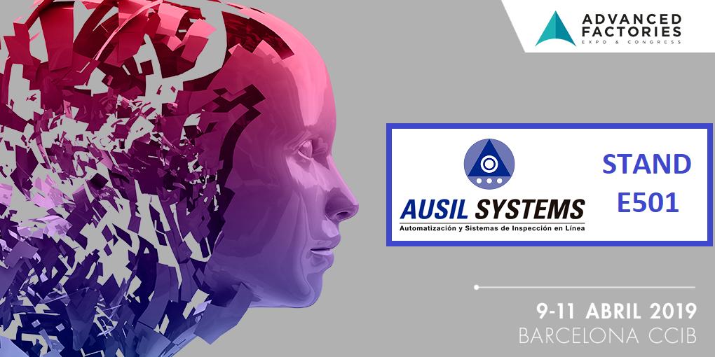 AusilS's tweet photo. Estaremos presentes en el ADVANCED FACTORIES 2019, los días 9, 10 y 11 de abril en CCIB stand E501 https://t.co/MdyJkAyx6T
