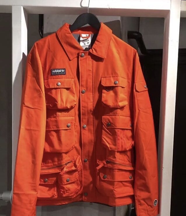 adidas spzl orange jacket