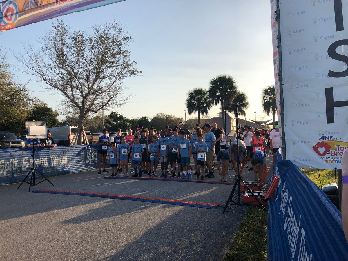 TourdeBroward's tweet photo. And they're off! 
So much positive energy on this perfect day.
#TDB2019 #TourDeBroward https://t.co/Cxj7lWhFaB