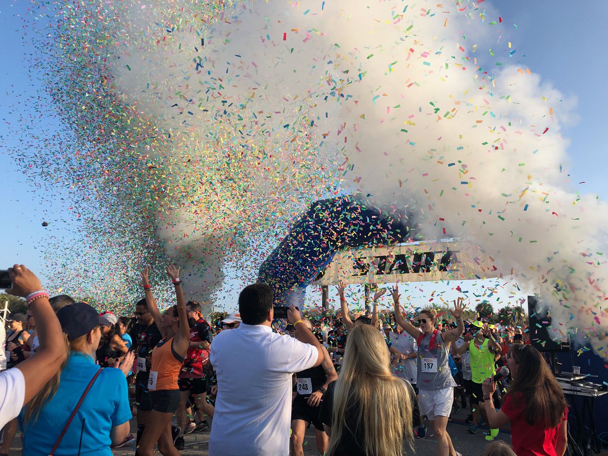TourdeBroward's tweet photo. And they're off! 
So much positive energy on this perfect day.
#TDB2019 #TourDeBroward https://t.co/Cxj7lWhFaB