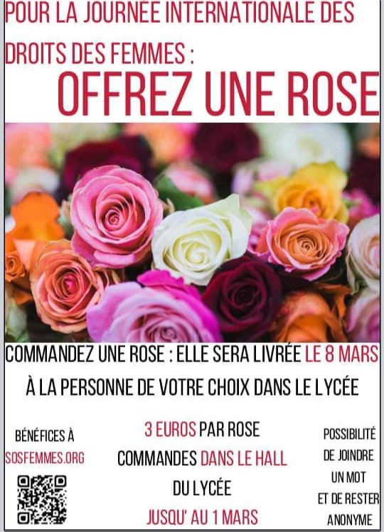 MLurcat's tweet photo. c'est le moment de faire plaisir!! #MDLJeanLurcat #journeedelarose 
#pourunebonnecause #SOSFEMMES.ORG https://t.co/x4lp95bADS