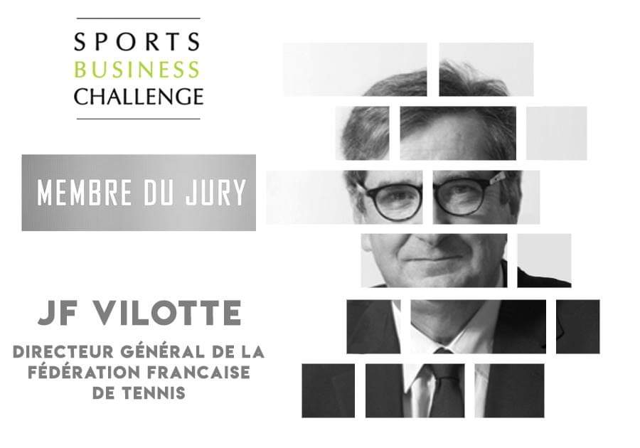 La finale du SBChallenge approche et nous avons le plaisir de vous dévoiler aujourd'hui un membre de notre jury: Jean-François Vilotte, directeur général de la Fédération Française de Tennis!

Pour assister à la finale, inscrivez-vous par ici : billetterie.pumpkin-app.com/sbchallenge