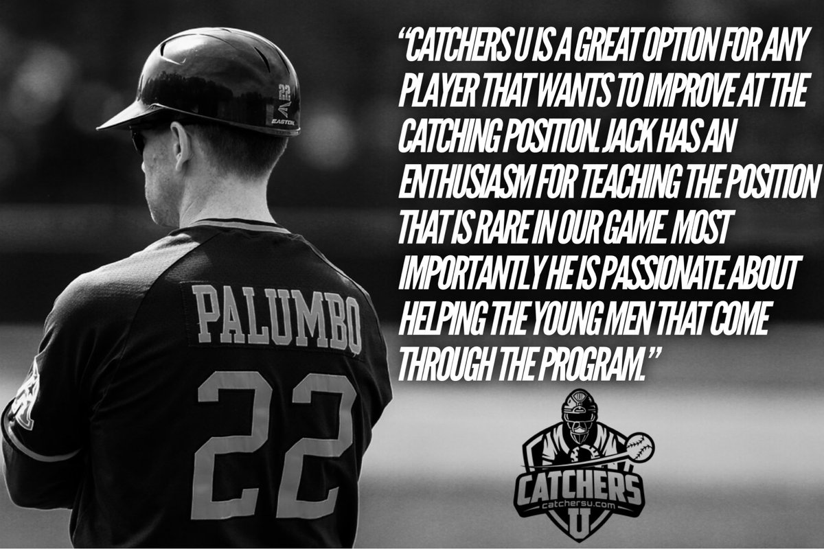 Hear what college coaches are saying about Catchers U!! Thanks to Coach Jeff Palumbo <a href="/CoachPalumbo22/">Jeff Palumbo</a> of ECU Baseball <a href="/ECUBaseball/">ECU Baseball</a> for the kind words #AllAboutTheU