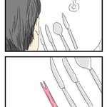 高級レストランに来たおじさんの意外な一面が可愛いw