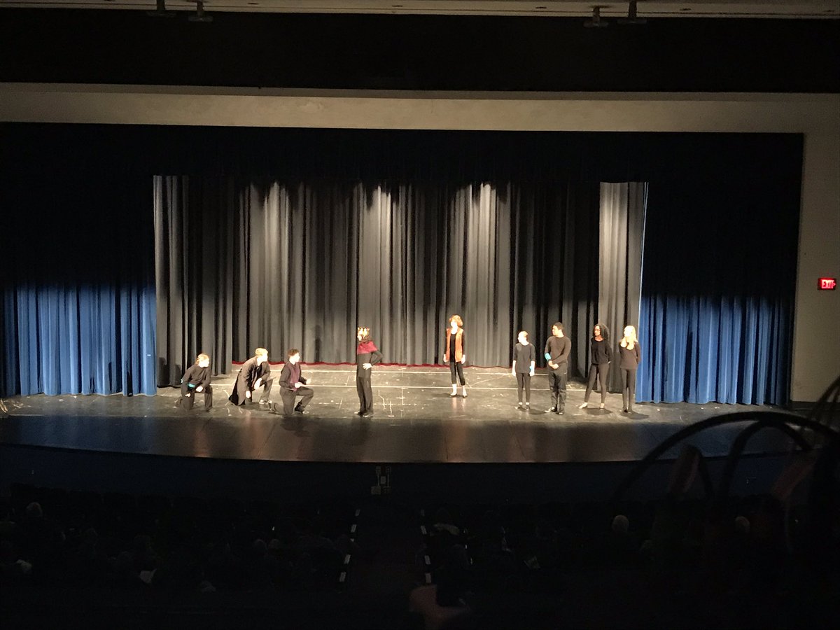 WHS_Shakes_Club's tweet photo. Opening night was a success!! Make sure you come see Macbeth today at 2:00 - it’s your last chance! https://t.co/SxfDo3fl12